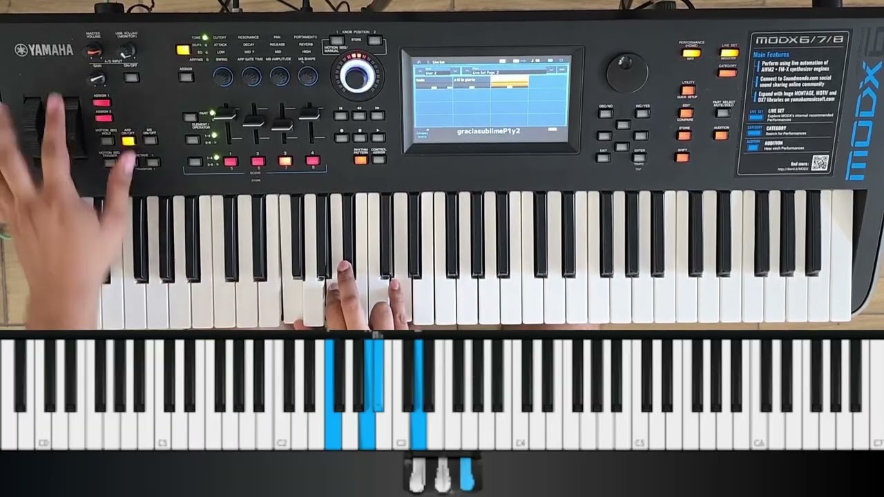 GRACIA SUBLIME |YAMAHA MODX 6| PIANISTA GV