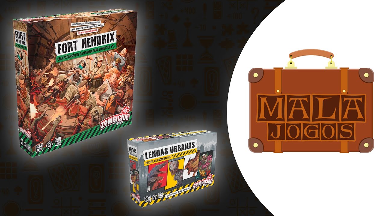 Zombicide: Fort Hendrix + Lendas Urbanas - Unboxing