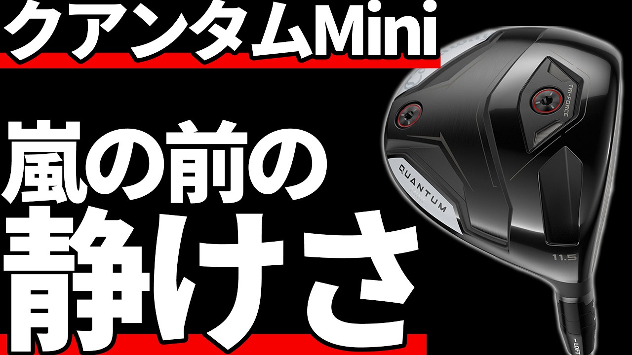 クアンタムミニドライバー試打評価｜引っ掛け耐性の安心感が見事