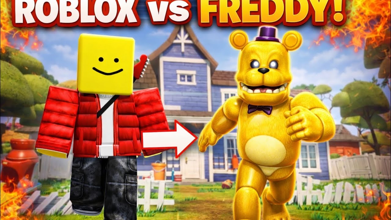 Today I run as freddy tries to touch me