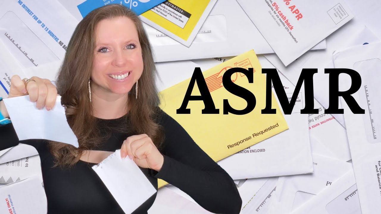 ASMR Ripping Up Junk Mail