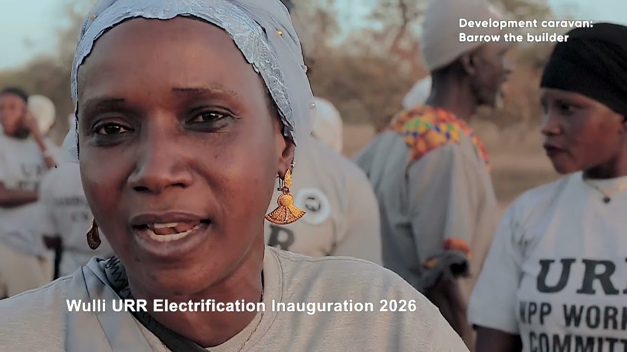 NPP Wulli URR Electricity Inauguration by H.E President Adama Barrow