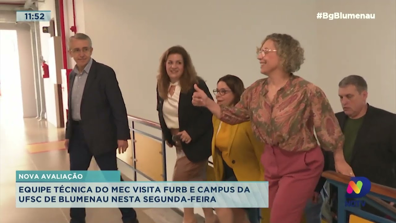 Equipe técnica do MEC visita Furb e campus da UFSC de Blumenau nessa segunda-feira