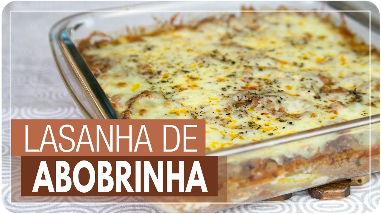 LASANHA DE ABOBRINHA | Mamãe Vida Saudável #215