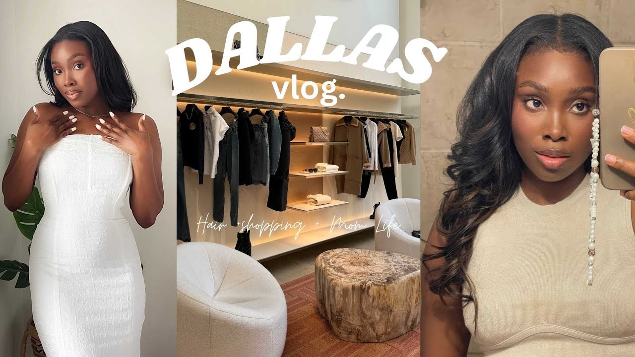 A WEEK IN MY LIFE -  DALLAS VLOG ( TAPE-INS + SHOPPING + MOM LIFE )