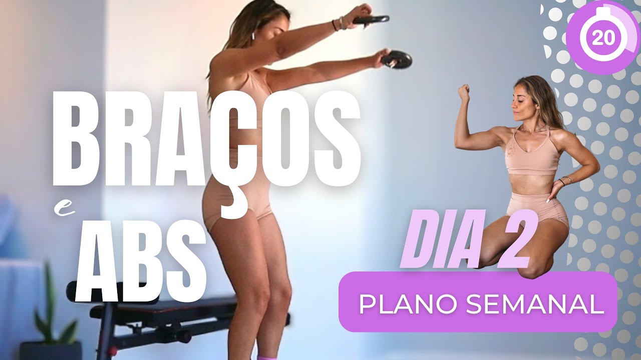 Braços e Abs Firmes em Casa | 20 Min