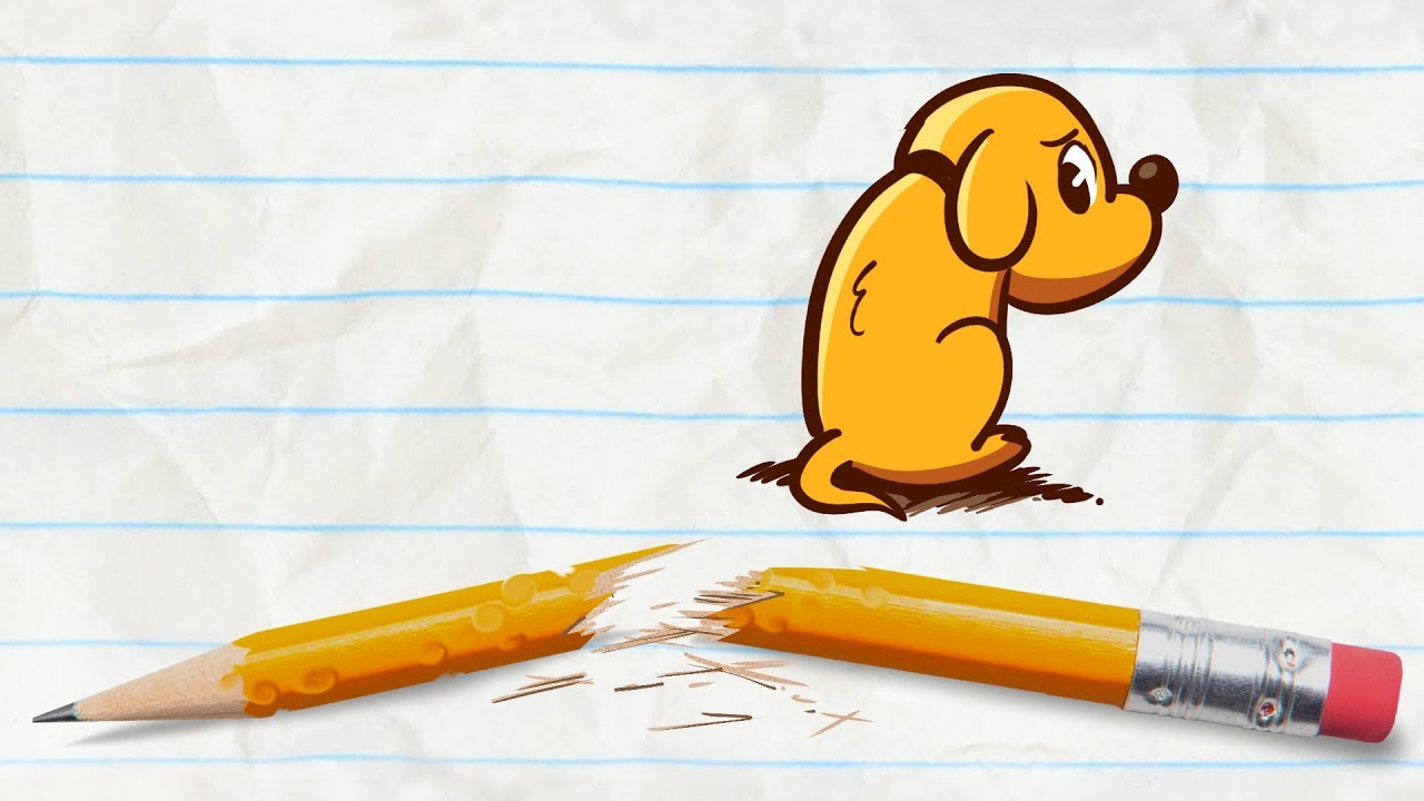 Pencilmate Finds a Puppy -in- MAN'S BEST FIEND - Pencilmation Cartoons