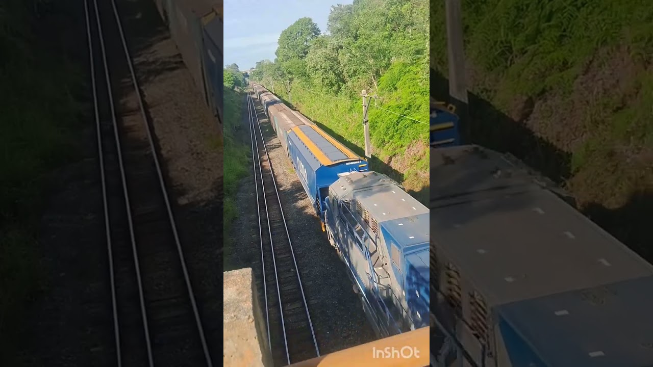 3 trem da Rumo em Zic no km226 no sábado de manhã maquinistas gente boa 