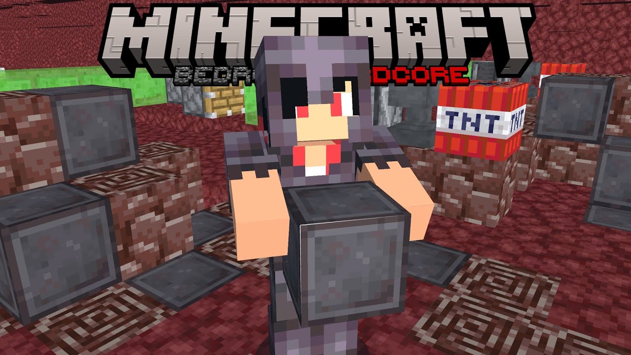 Melhor forma de conseguir Netherite MinecraftBedrock!! HardCore #07