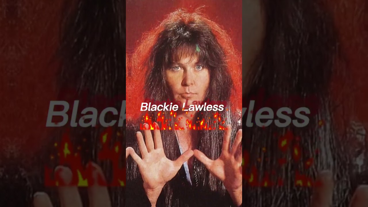 Happy birthday to the singer and rhythm-guitarist of W.A.S.P. Blackie Lawless!