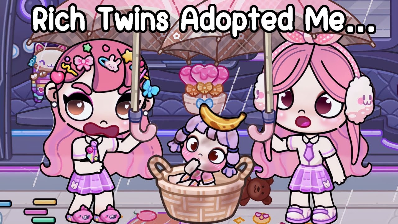 Rich Twins Adopted Me… But They Hated Me at First! 🍼🥹 Sad Story | Avatar World | Pazu