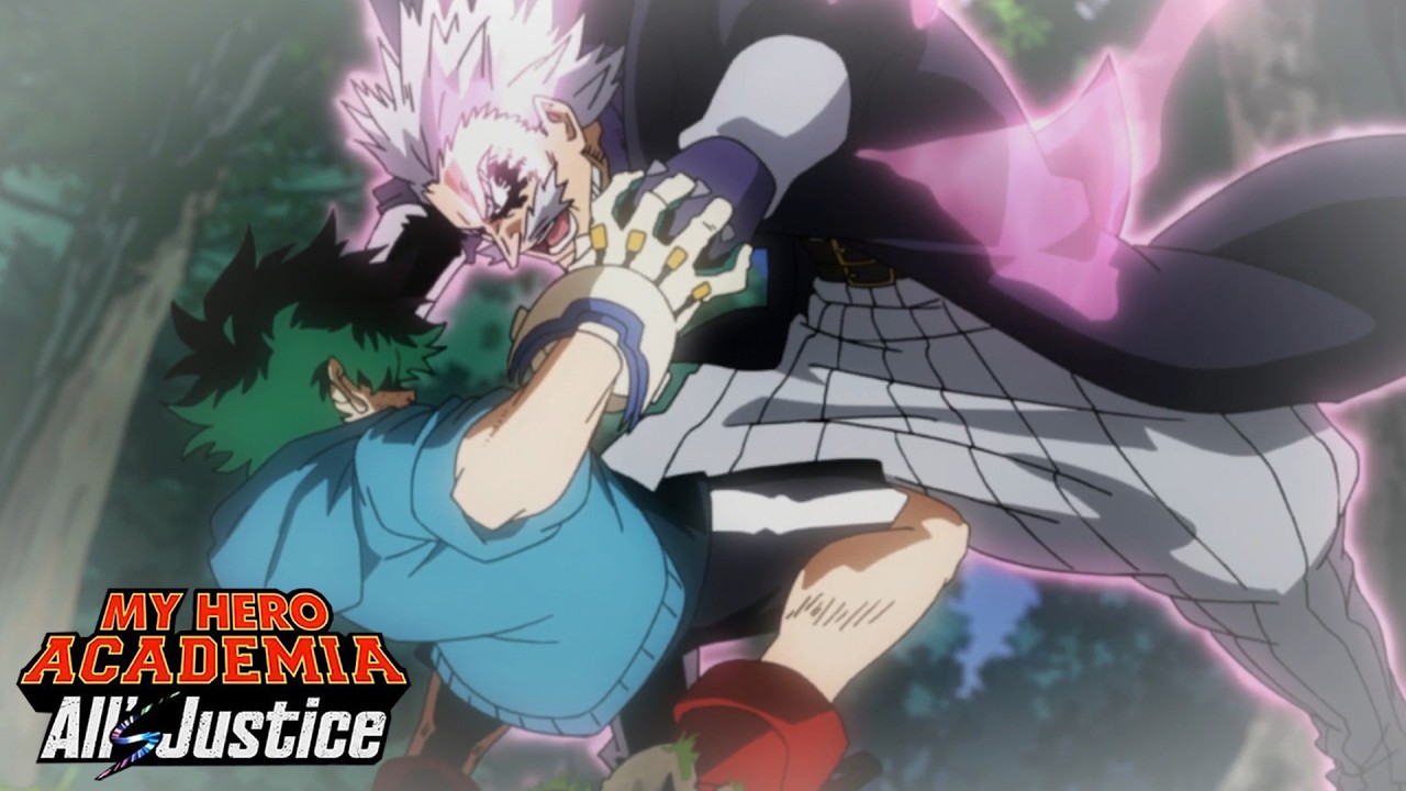 My Hero Academia All's Justice - Izuku Midoriya Vs Gentle Criminal Boss Fight Gameplay