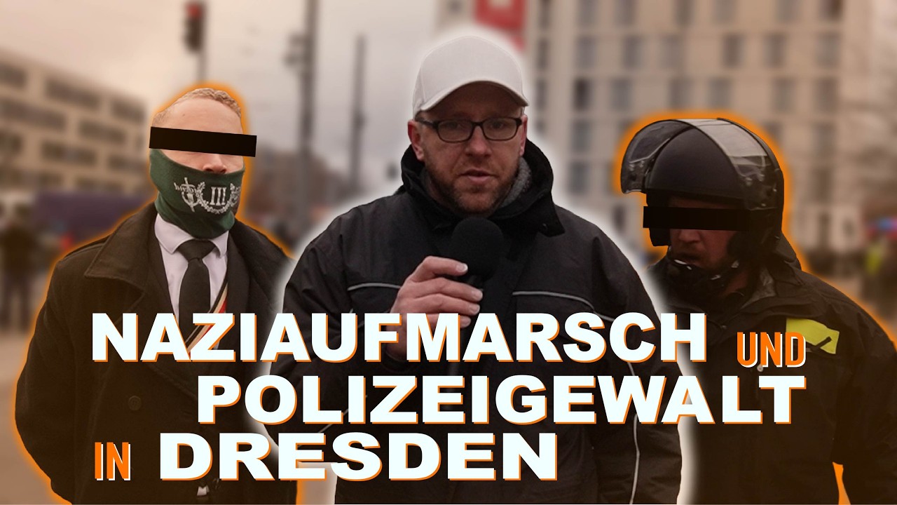Rechter FIEBERTRAUM in Dresden 😵‍💫🔥 – aber die Polizei stürzt sich auf die Linken! 🚨