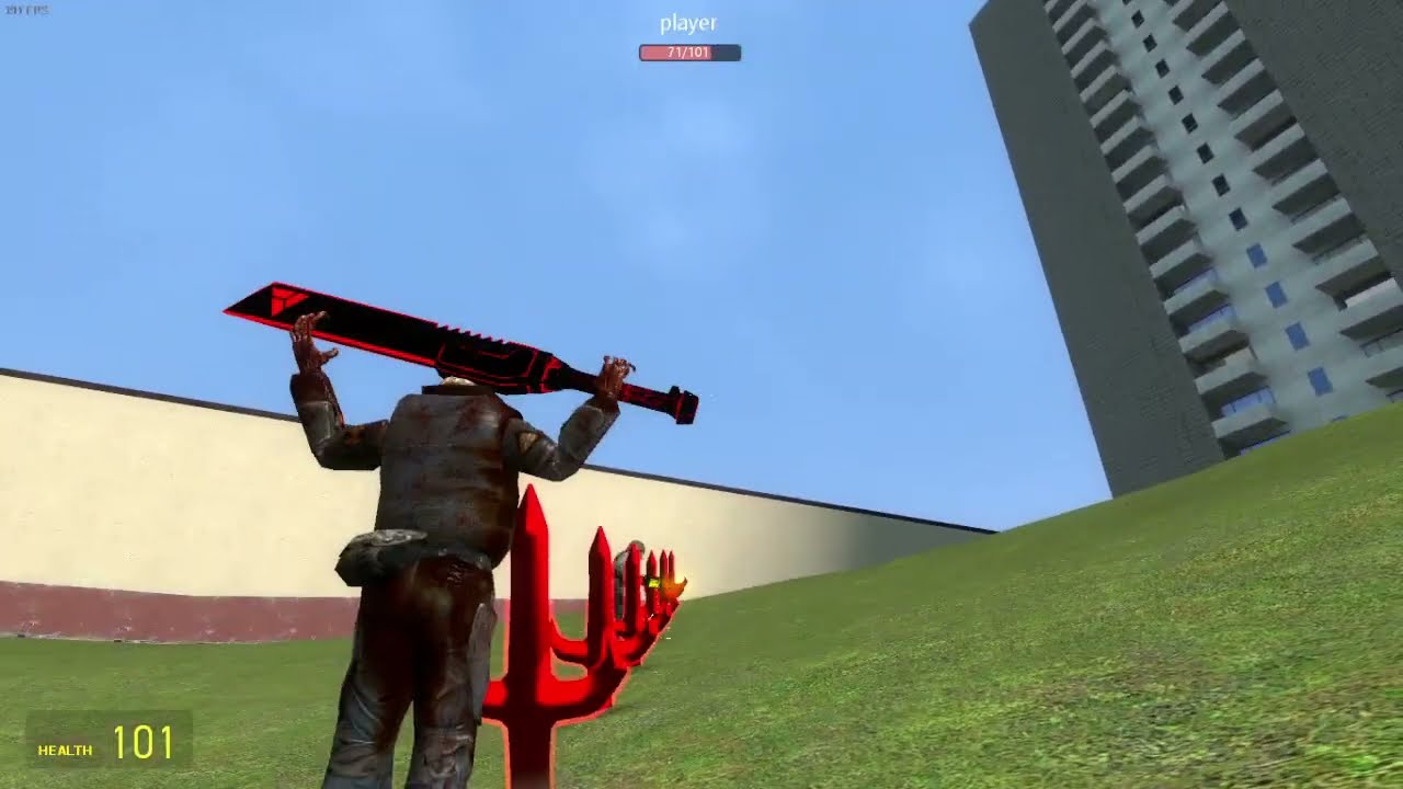 garry's mod - advanced melee tech showcase