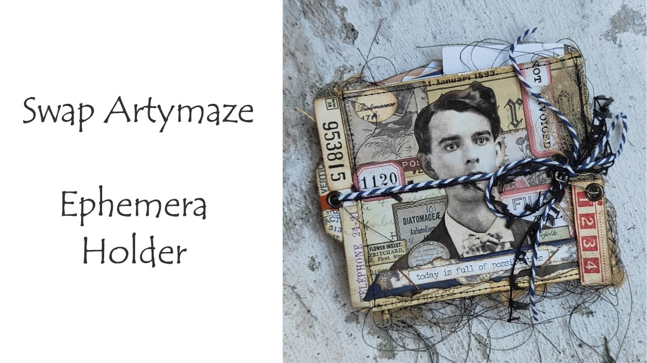***EPHEMERA HOLDER*** SWAP ARTYMAZE***