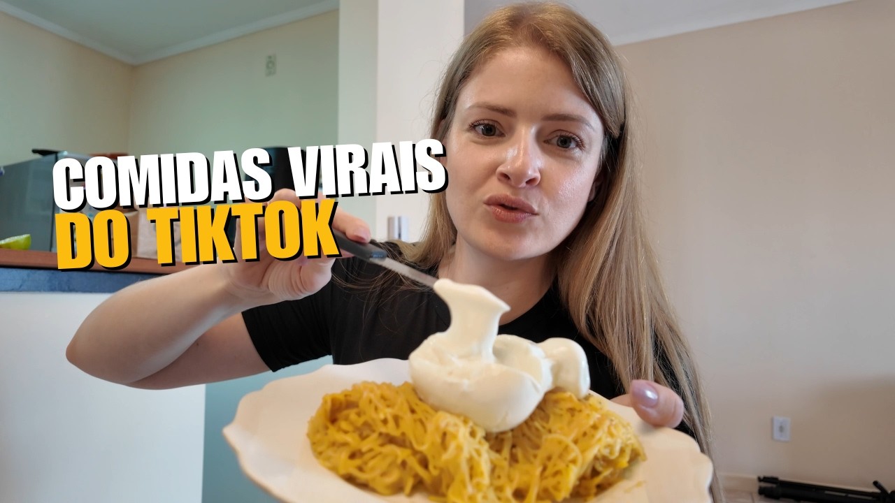 Experimentando as comidas MAIS VIRAIS do TIKTOK