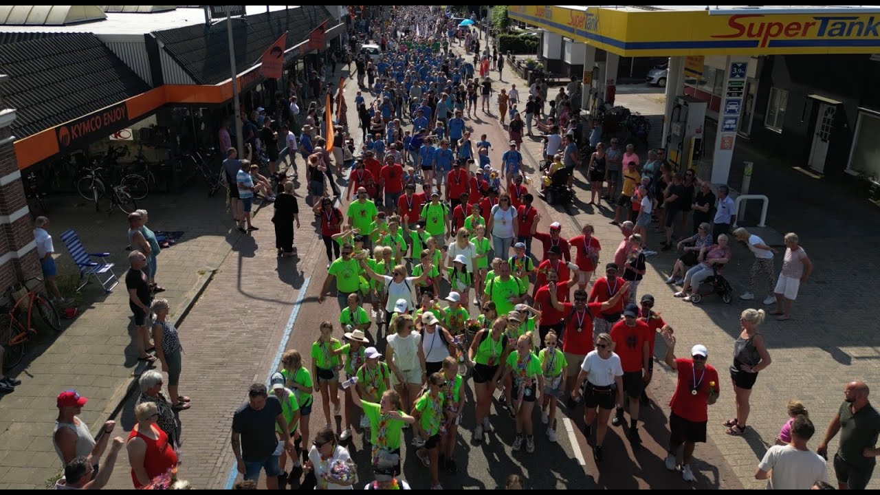 Avondvierdaagse Hardenberg 2023 drone video complicatie | drone film hardenberg