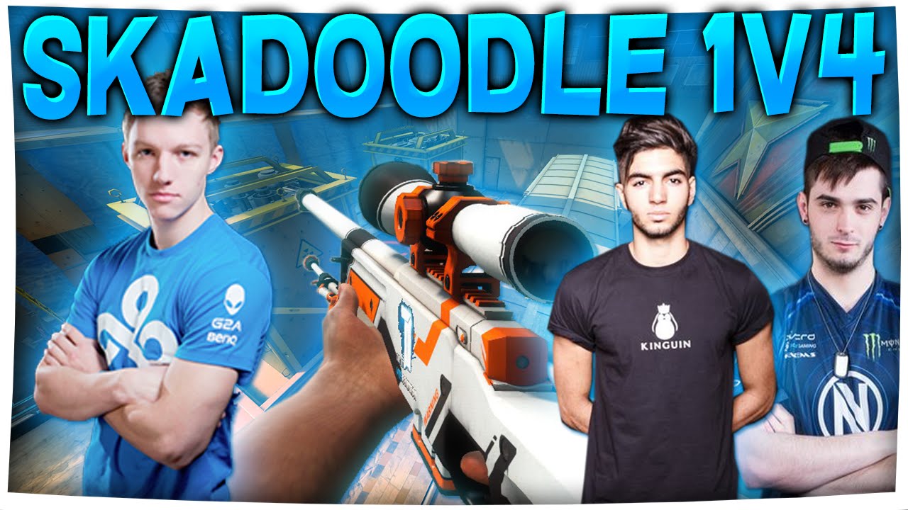 CS:GO - C9 Skadoodle Sick 1v4 vs G2 Esports (AWP Clutch)