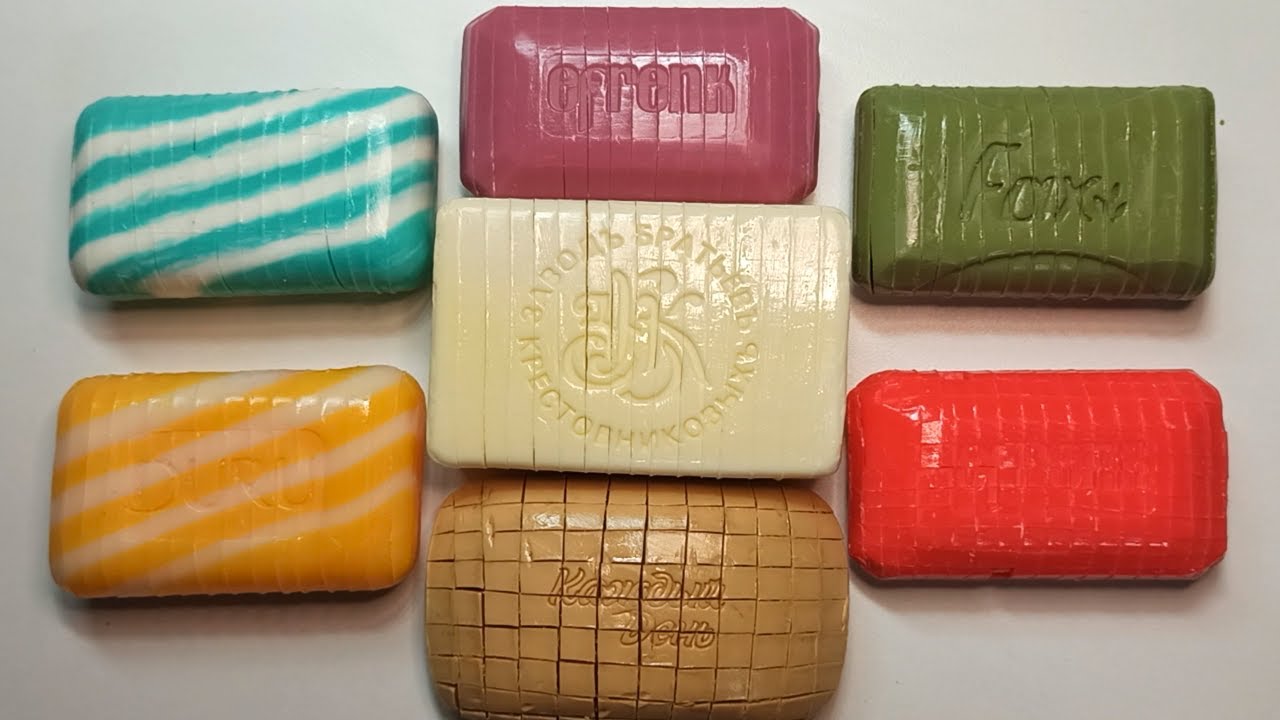 ASMR Soap Cutting. Dry soap. ❤️ Relaxing video