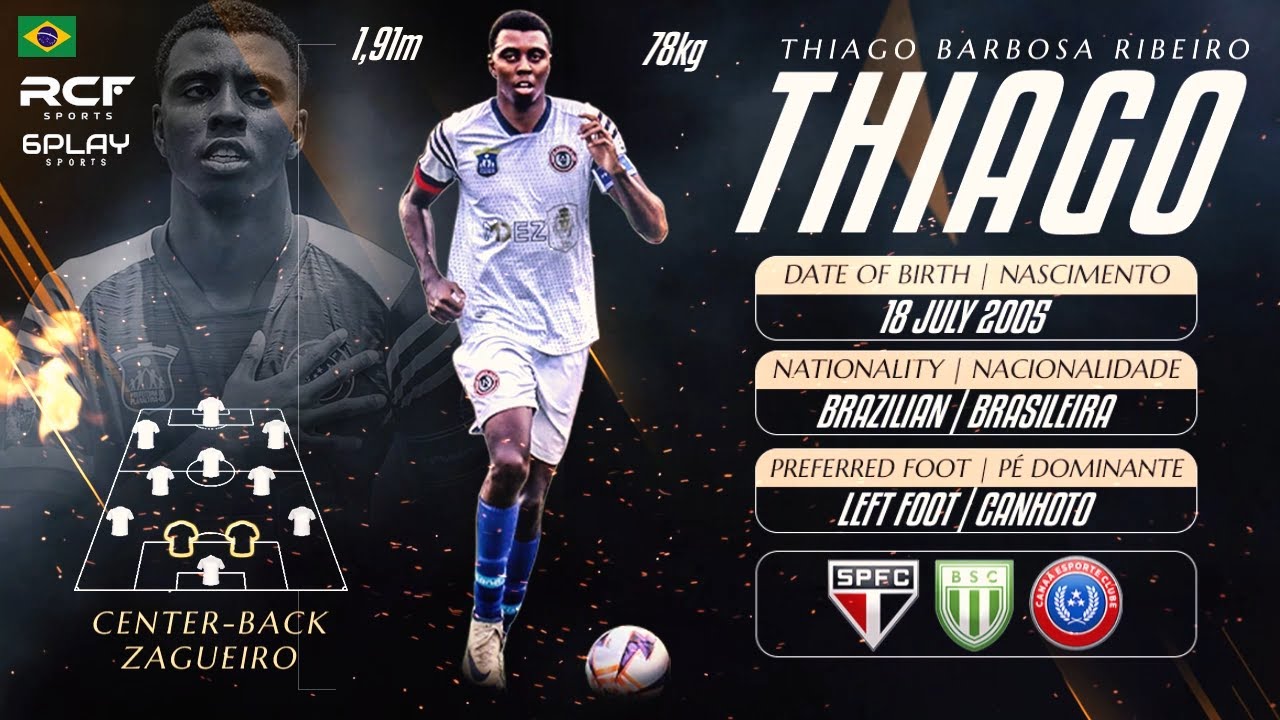 THIAGO RIBEIRO ⚽ Center-Back | Zagueiro ⚽ Highlights 2025