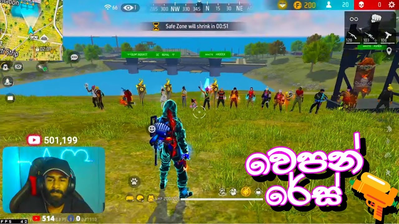 අමුතුම වෙපන් රේස් තරගාවලිය 🔫😋 BILLA LITE || GARENA FREE FIRE || FUNNY CUSTOM || LIVE HIGHLIGHTS