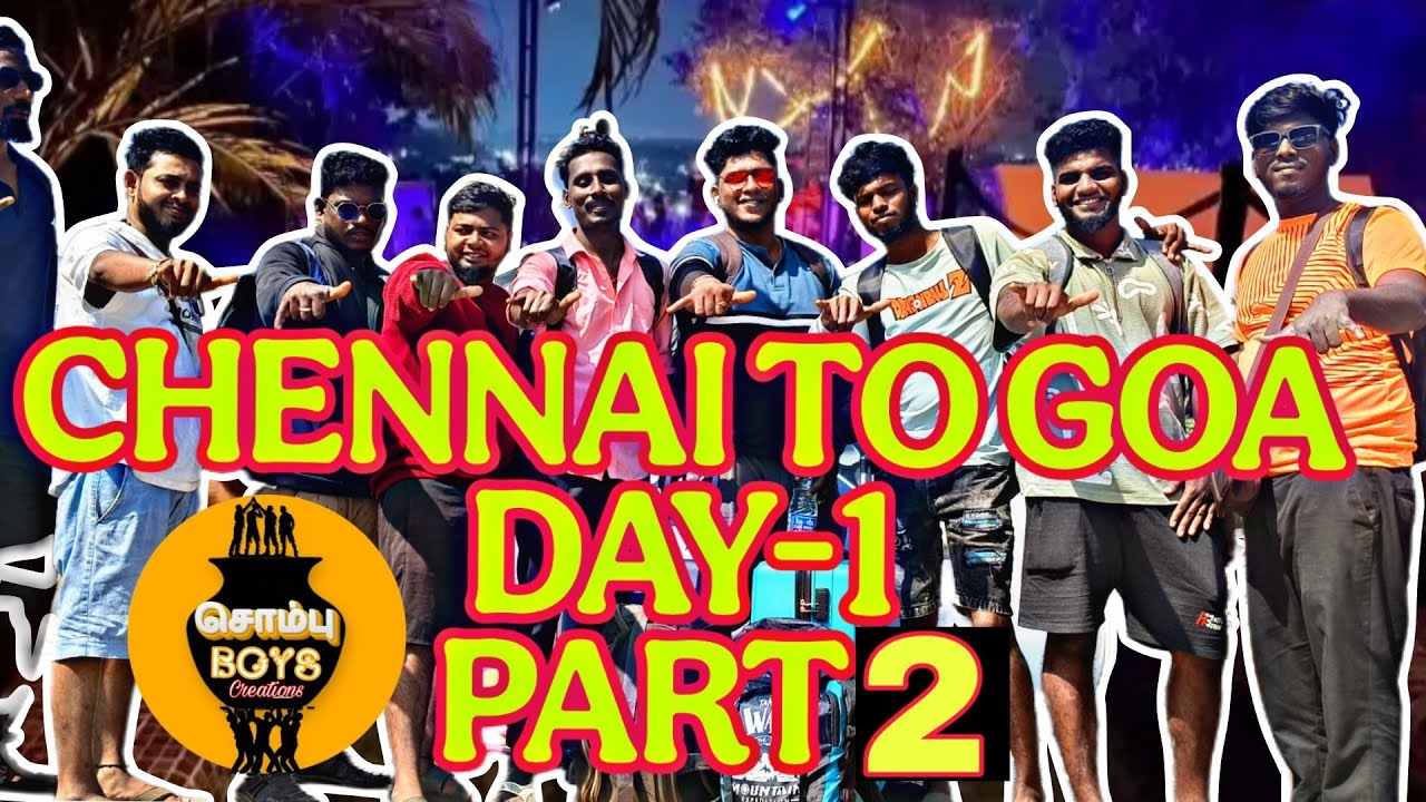 Goa first day vlog part-2 with Sombu boys #sombuboys #travel #goatrip #bagabeach #partylife #food 