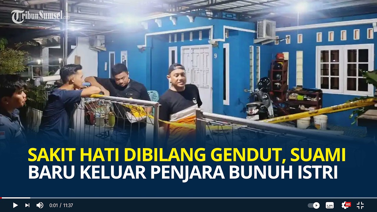 Sakit Hati Dibilang Gendut, Suami Baru Keluar Penjara Bunuh Istri Pakai Balok, Residivis Pembunuhan
