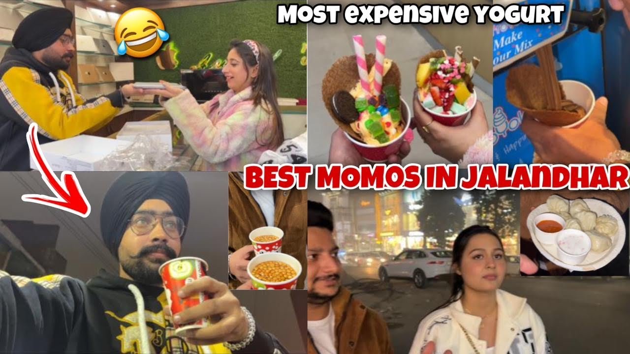 Unique Food in Jalandhar 😱😍 || Best Momos❤️|| Customised Yogurt 😋 || Keep Supporting 🙏🏻
