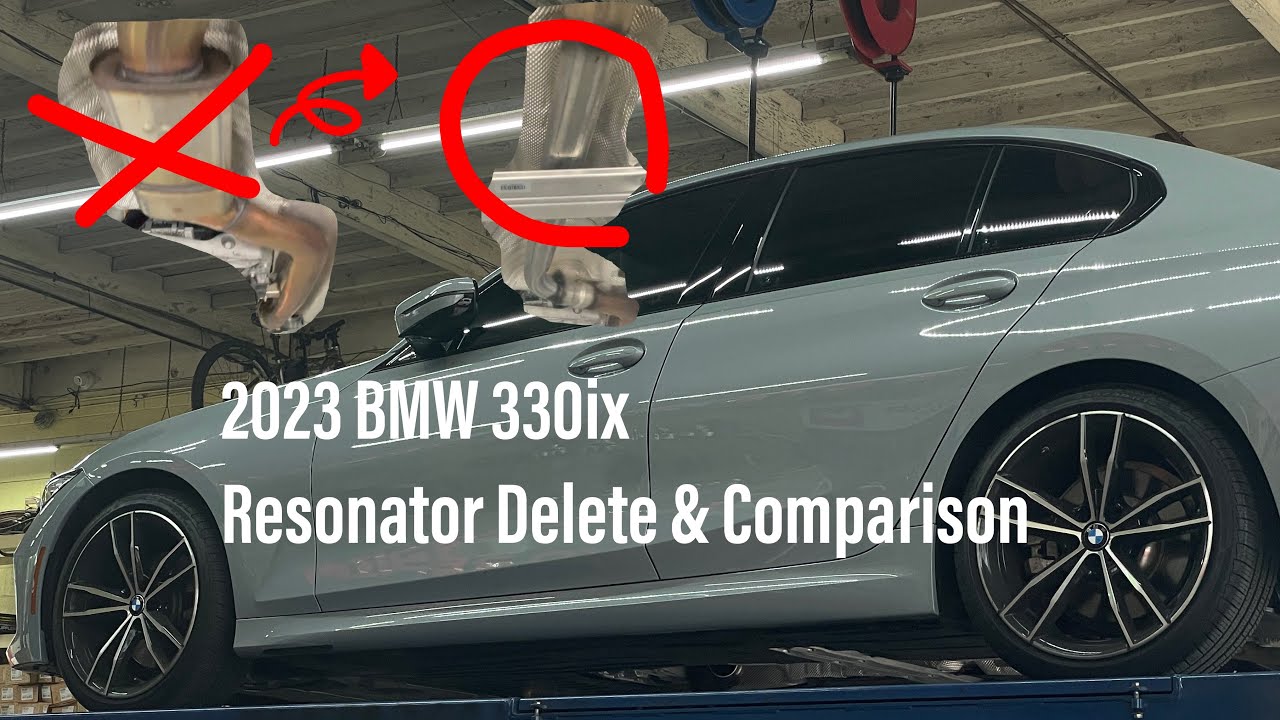 The Best Modification = Resonator Deletion on 2023 BMW 330ix & Sound Comparison