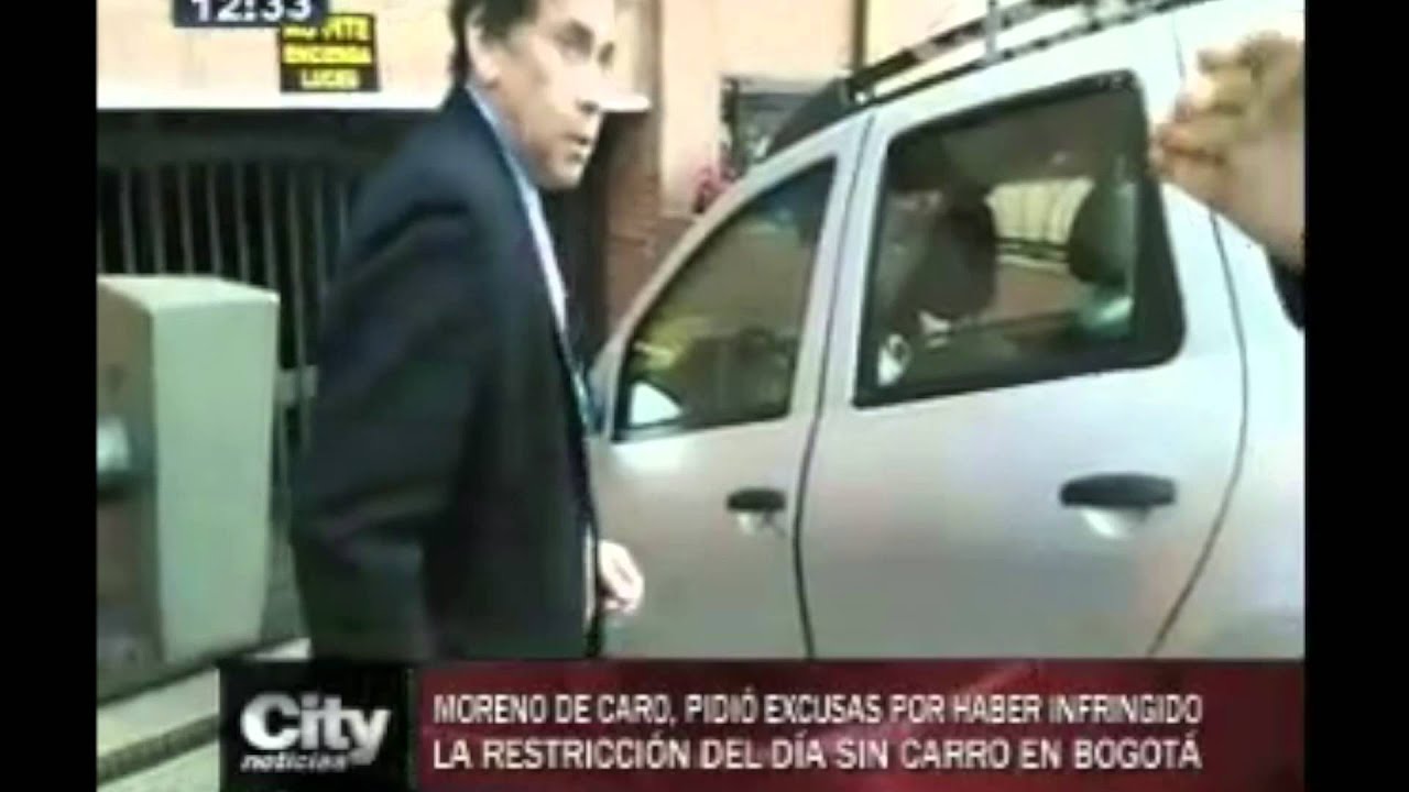 CityNoticias: Moreno de Caro pidió excusas por infracción cometida el día sin carro