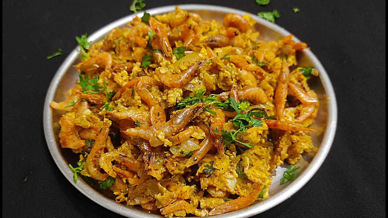 ಹಳ್ಳಿ ಶೈಲಿಯಲ್ಲಿಒಣ ಸೀಗಡಿ ಮೊಟ್ಟೆಪಲ್ಯ ಮಾಡುವ ವಿಧಾನ | Delicious Dry Prawn Fry | Dry Prawn Fry