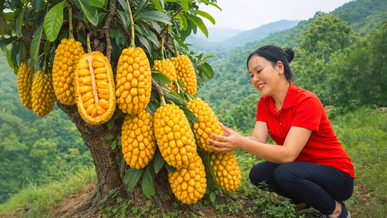 [TIMELAPSE] - 125 Days Harvesting Many Wild Jackfruit,Calabash Fruit,Grapes Go To Market Sell&Garden