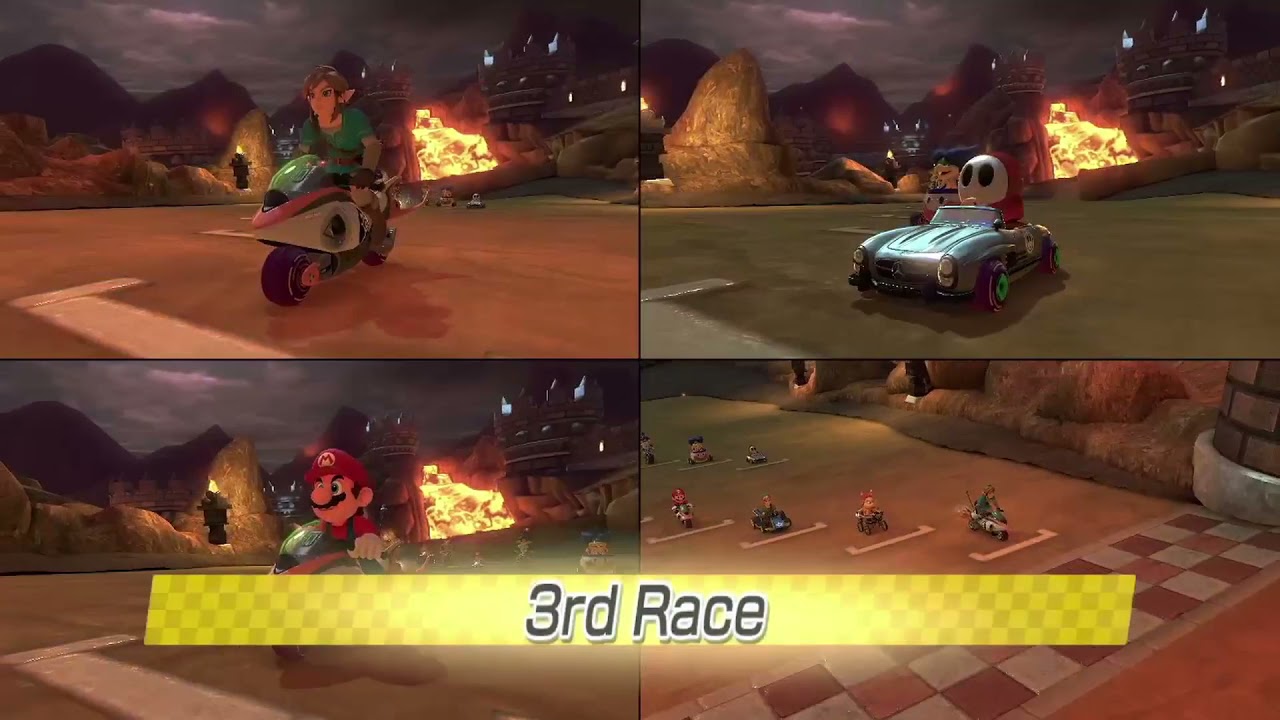 Mario Kart 8 Deluxe - 3 Player Special Cup 150cc Gameplay - Nintendo Switch