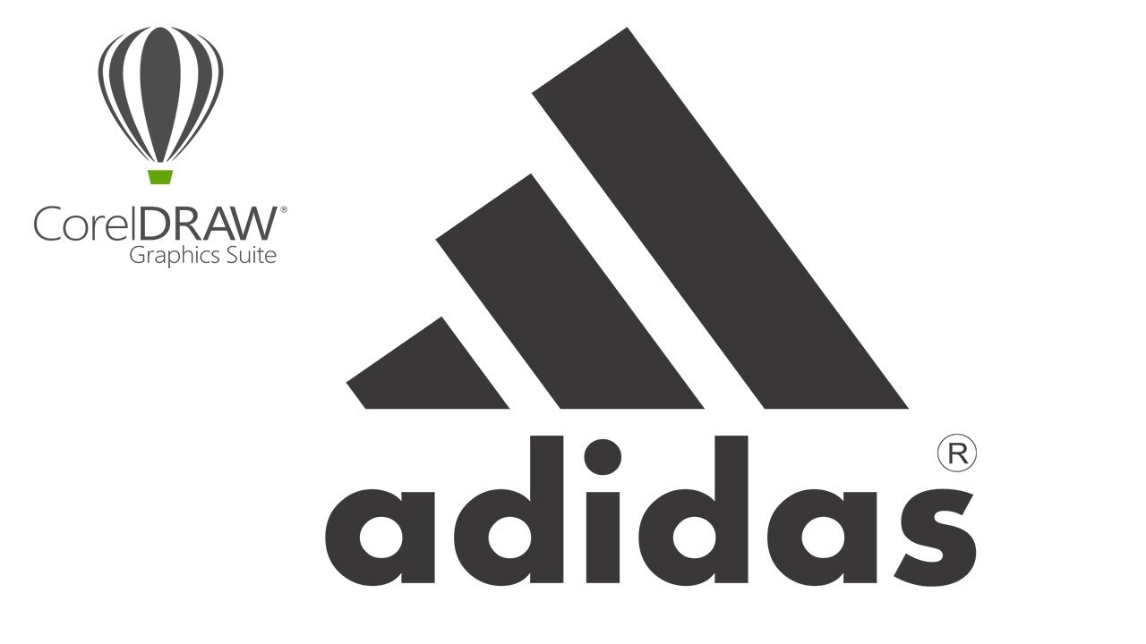 COMO HACER EL LOGO ADIDAS CON COREL DRAW