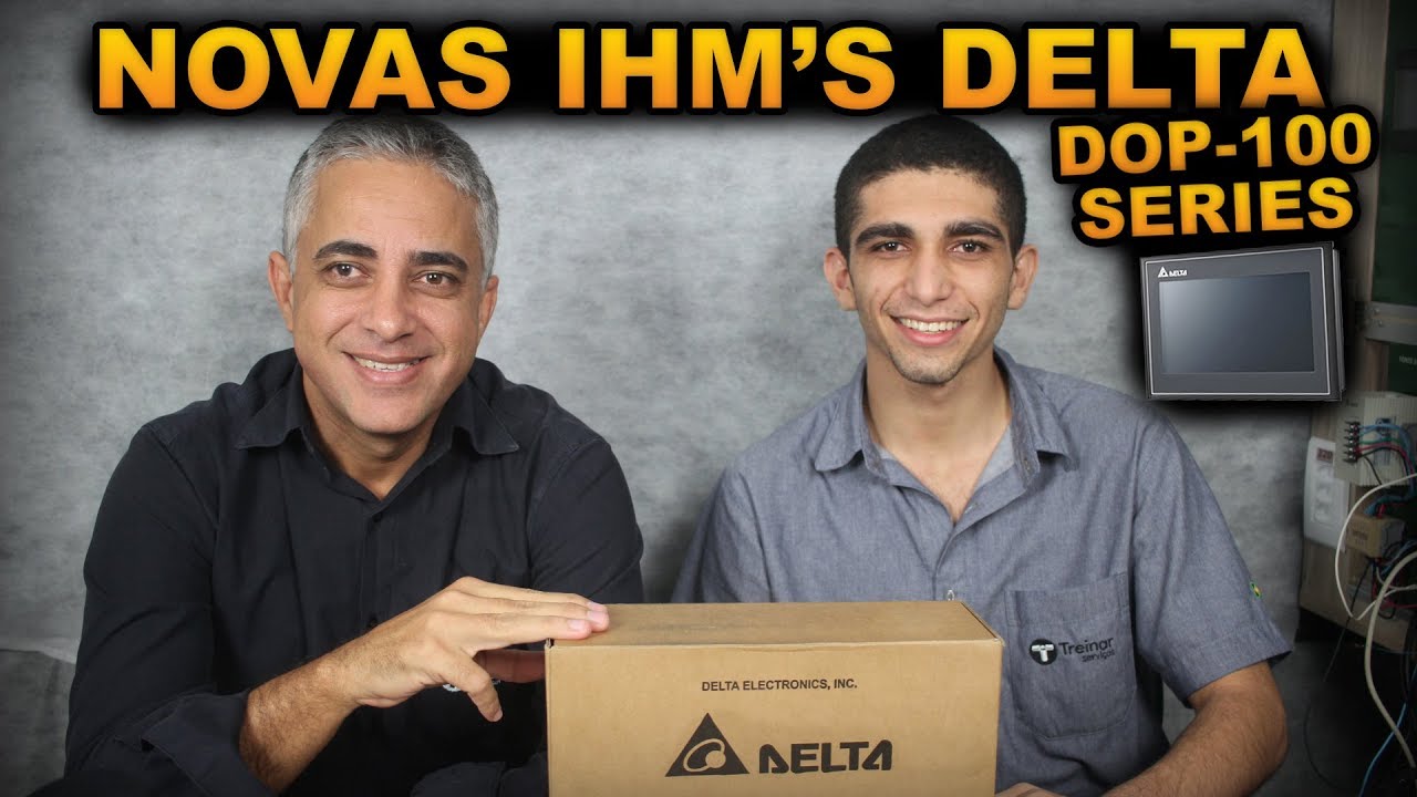Nova Série de IHM's da Delta! Dop-100