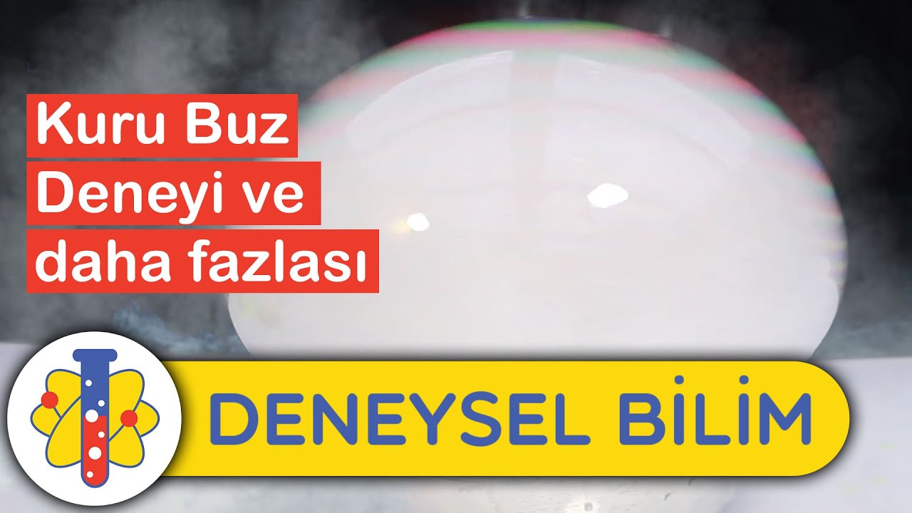 Kuru Buz Deneyleri! Kuru Buz Neden Kurudur? Kuru Buz Eriyince Ne Olur? Eğlenceli Bilim!