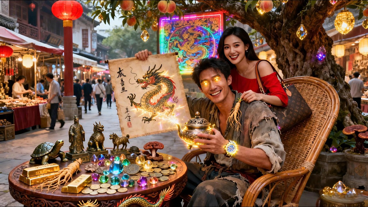 Pobre demitido ganha visão mágica, acha antiguidades e casa com bela