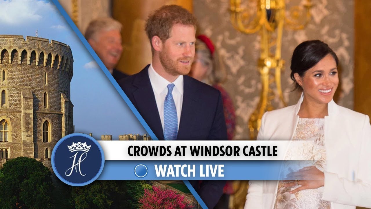 Windsor LIVE: Crowd reaction to Prince Harry and Meghan Markle's baby boy