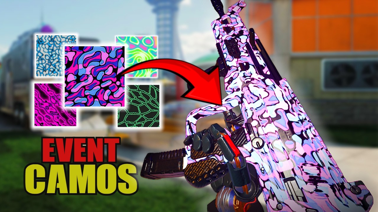 Unlocking ALL the Brand NEW event Camos in season 2 so far... (All animated)