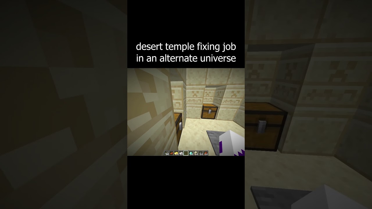 pov: you fix minecraft structures in an alternate universe