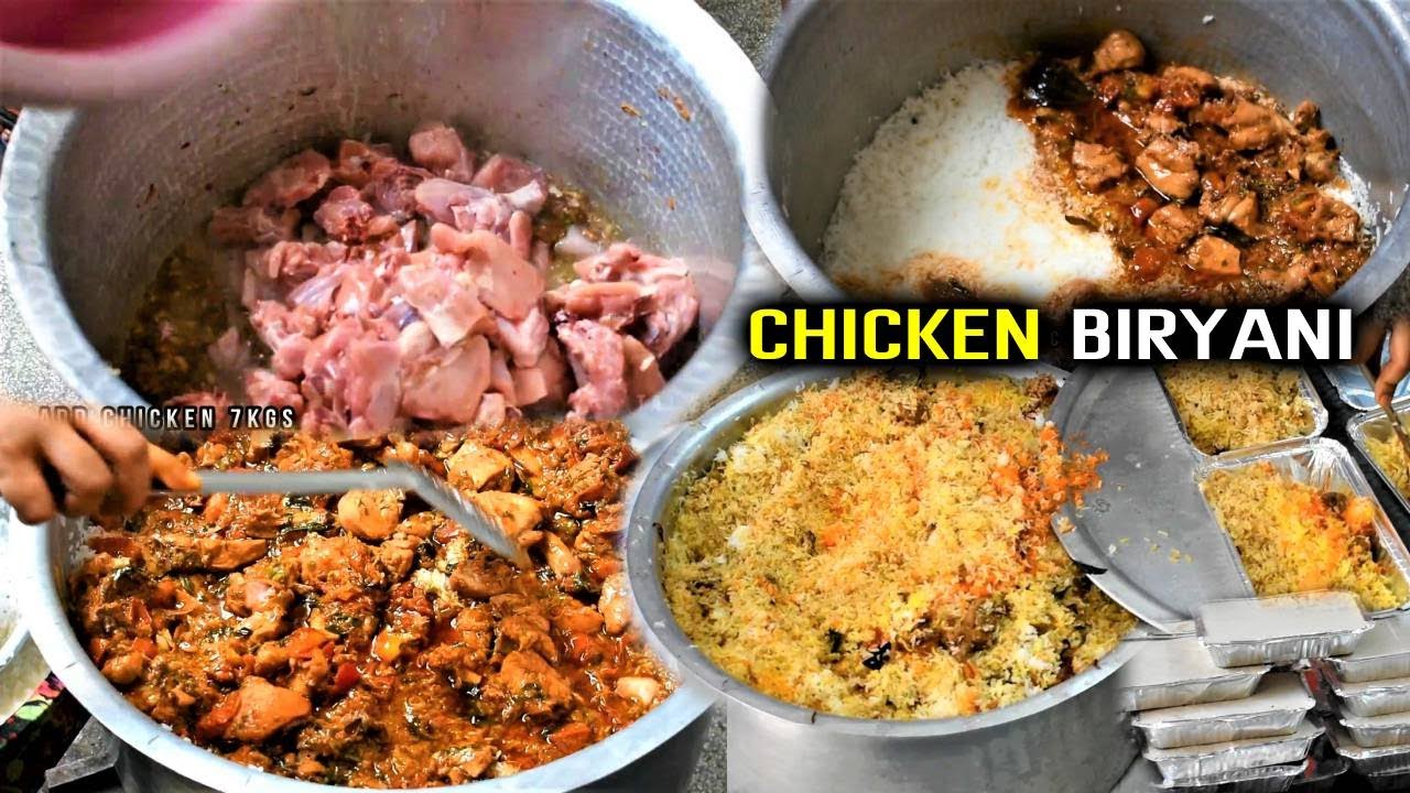 Chicken Biryani 7kg │ How to make Chicken Biryani for 50 People │ Bangalore style chicken Biryani