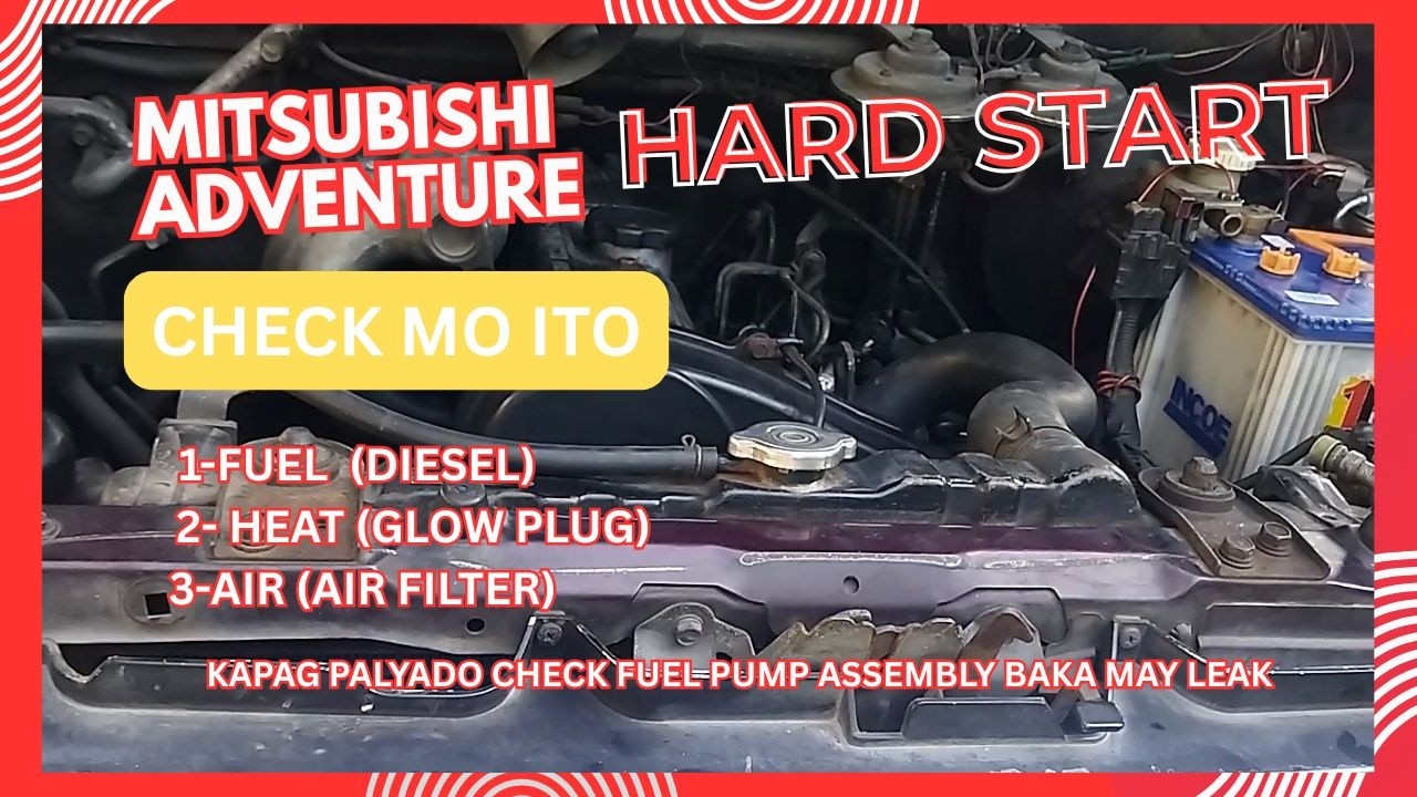 Mitsubishi Adventure Hard Start/PALYADO