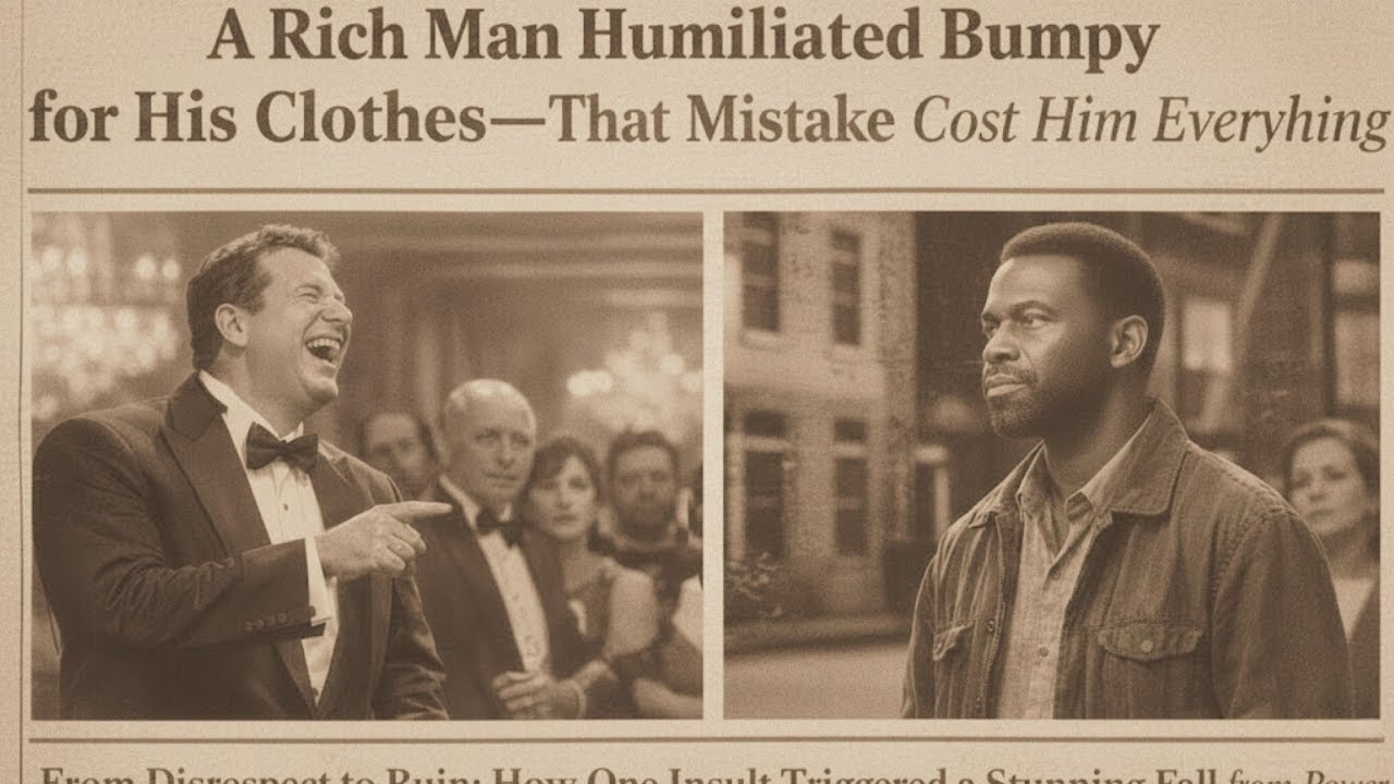 A Rich Man Humiliated Bumpy for His Clothes—That Mistake Cost Him Everything