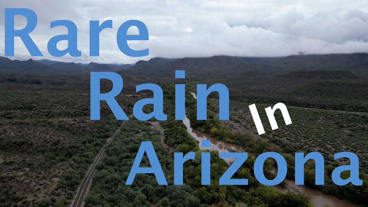 Arizona. Verde River. Rain!