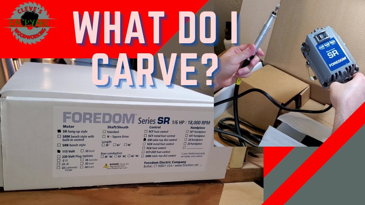 First Power Wood Carving Using Foredom Rotary Tool