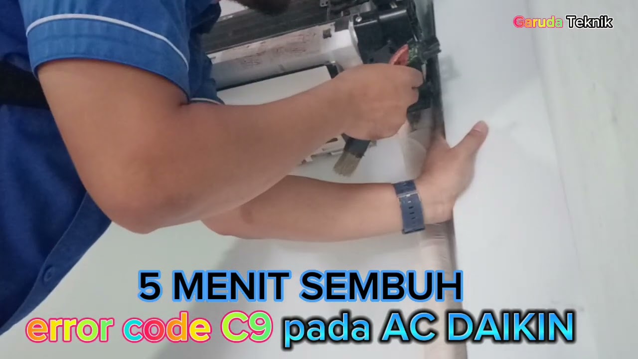 perbaikan Ac daikin standard thailand error kode C9, mengatasi ac daikin error c9