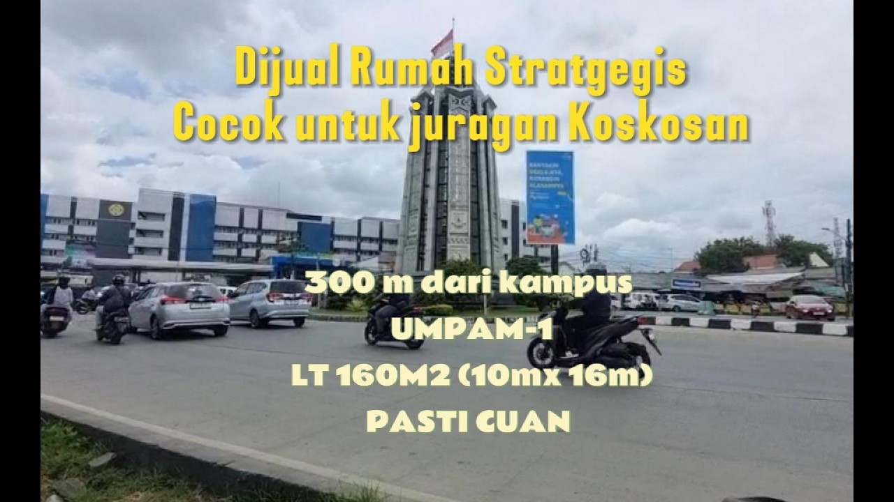 DiJual rumah Strategis 300m dari kampus