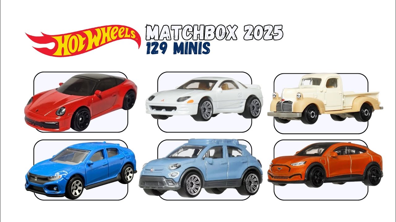 MATCHBOX MAINLINE 2025 (125 MINIS + 4 SUPER CHASE)
