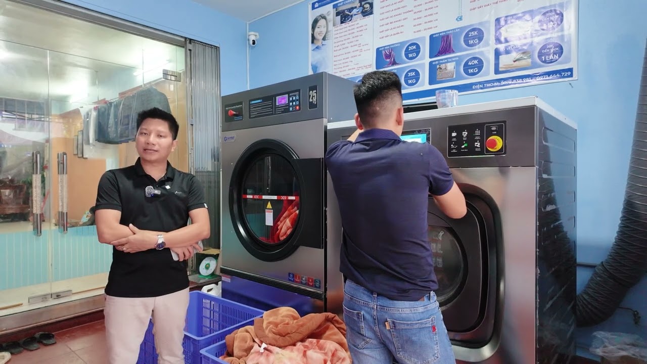 Báo giá chi phí mở tiệm giặt sấy chăn ga gối đệm ở quê nông thôn. Kinh nghiệm mở tiệm giặt là.