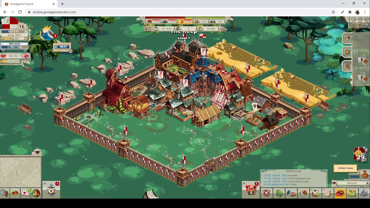 Goodgame empire - Horizon - How to gather huge points quickly - City state strategy